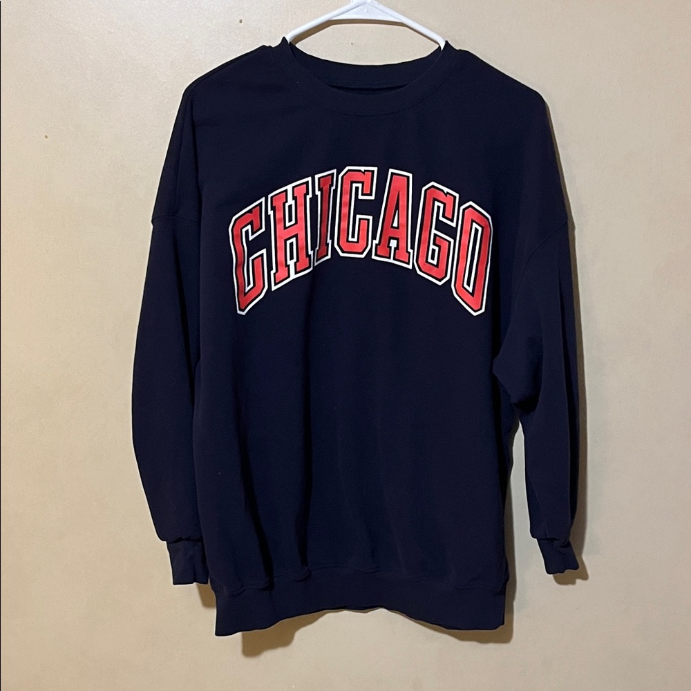 Chicago Navy Blue Sweater